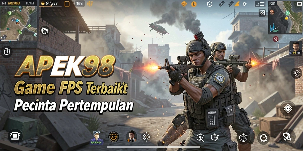 Tampilan gameplay APEK88 dengan aksi tembak-menembak yang mendebarkan.
