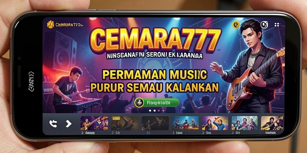 Tampilan gameplay CEMARA777 yang penuh warna dan interaktif.