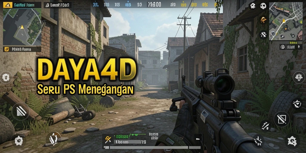 Tangkapan layar DAYA4D dengan aksi menembak yang mendebarkan.