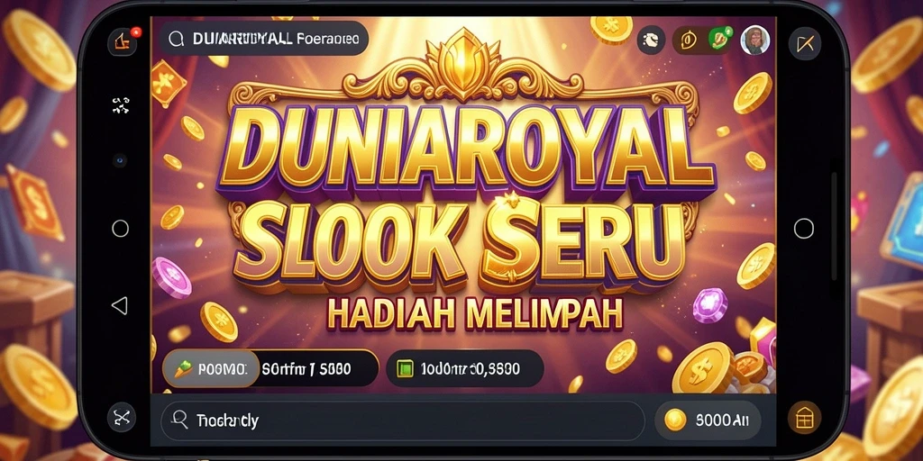 Gameplay Slot DUNIAROYAL yang menegangkan dan menyerukan.