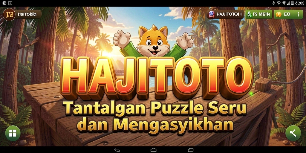 Gameplay HAJITOTO menantang dengan beragam teka-teki menarik.