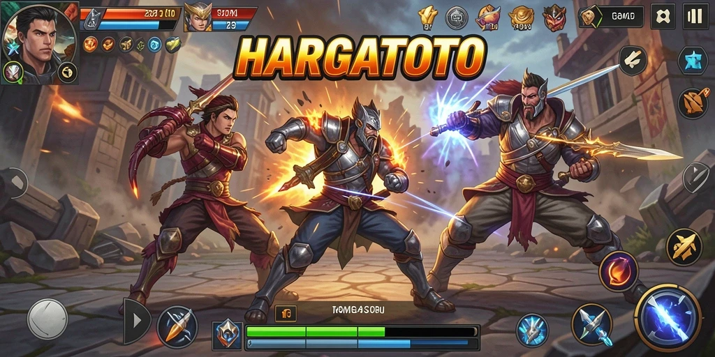 Gameplay HARGATOTO yang menegangkan dan mendebarkan.