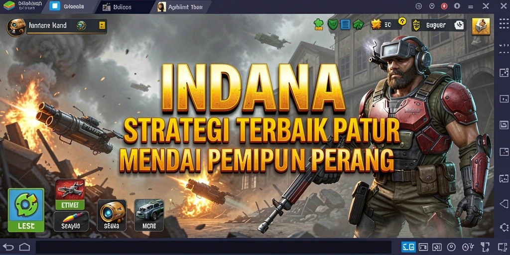 Tampilan gameplay INDAAA yang memukau dan penuh strategi.