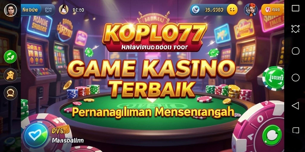 Tampilan gameplay KOPLO77 yang menegangkan dan penuh warna.