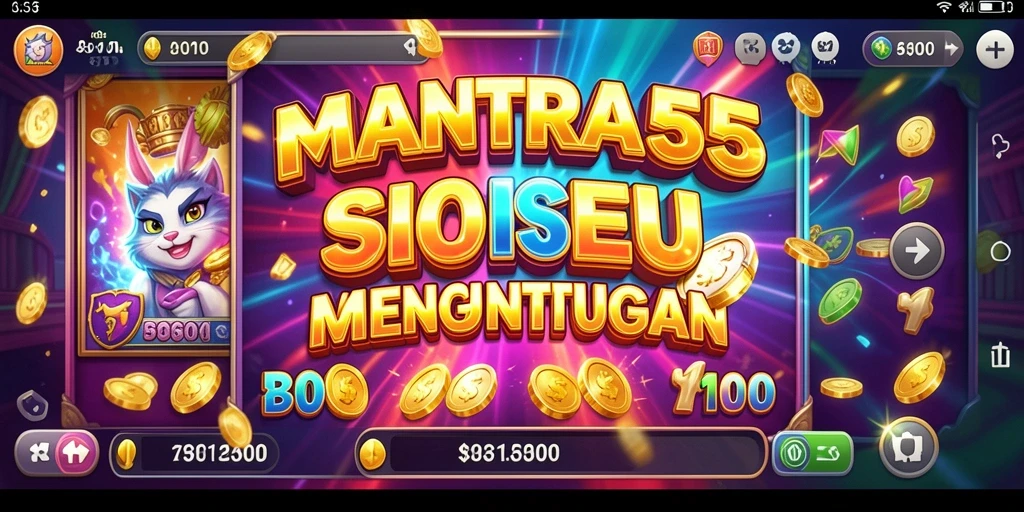 Screenshot gameplay MANTRA55 yang menunjukkan keasyikan bermain Slot.