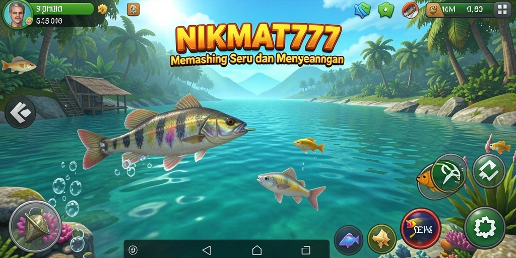 Tangkapan ikan yang realistis dalam gameplay NIKMAT777.