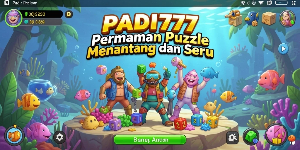 Tampilan gameplay PADI777 yang menarik dan penuh warna.