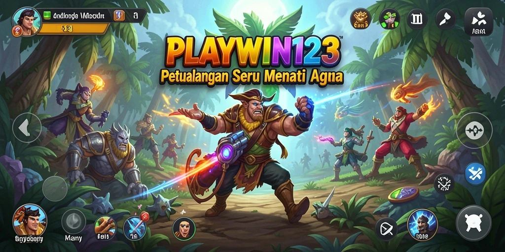 Tampilan gameplay seru dari PLAYWIN123 dalam petualangan epik.