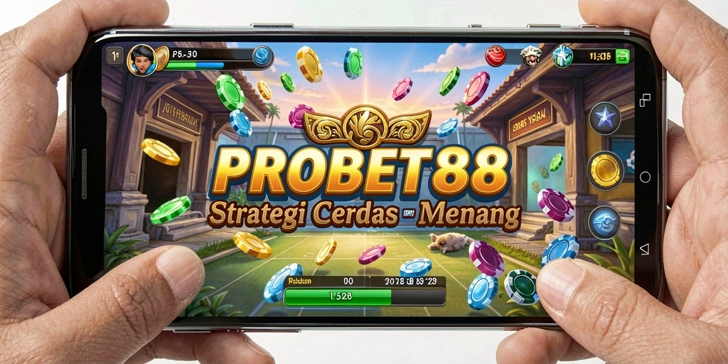 Screenshot permainan PROBET88 menampilkan aksi strategi yang intens.