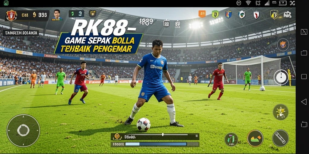 Tampilan gameplay <strong>RK88</strong> yang menegangkan dan menawan saat bertanding di lapangan.