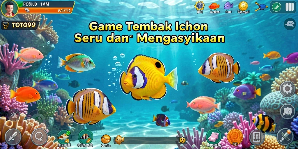 Gameplay seru dan menarik saat menangkap ikan di TOTO99.