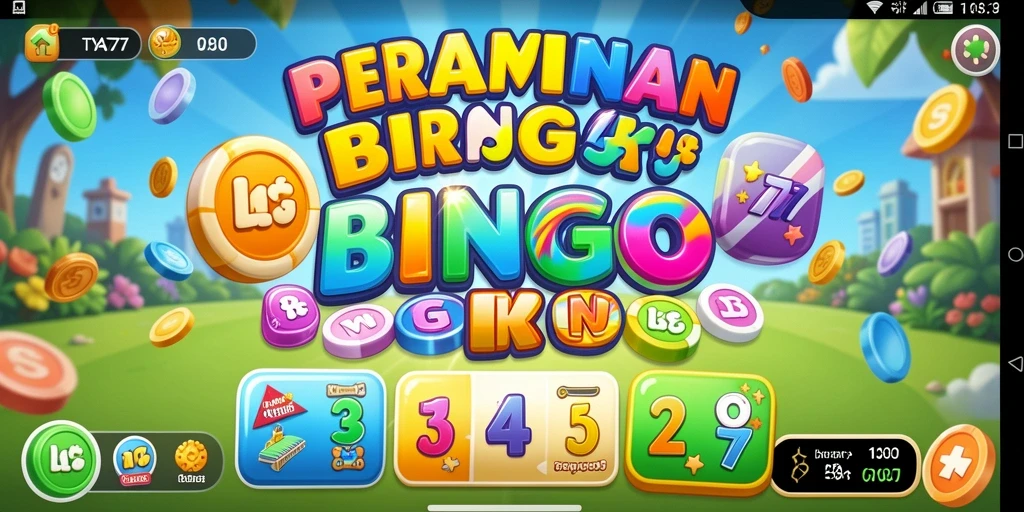 Tampilan gameplay seru di TYA777 dengan suasana Bingo.