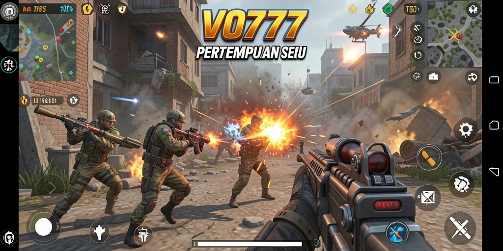 Gameplay seru dengan pertempuran intens di VO777.